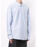 multi-stripe Oxford shirt