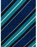 striped print tie