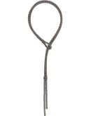 beaded-chain lariat necklace
