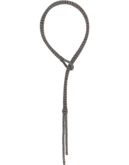 beaded-chain lariat necklace