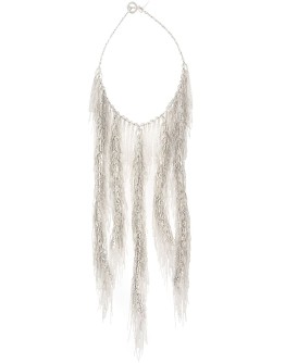 beaded-chain cascade necklace