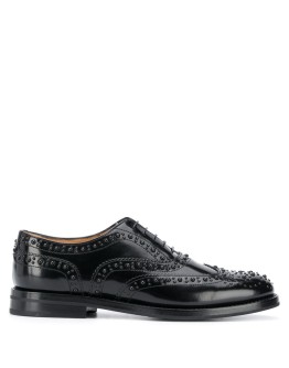 lace-up leather brogues