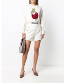 button-detail tailored shorts
