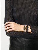 studded double-strap bracelet