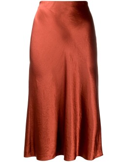 satin slip skirt