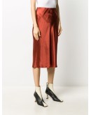 satin slip skirt