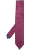 geometric-print pointed tie 