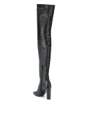 tight-high laced boots