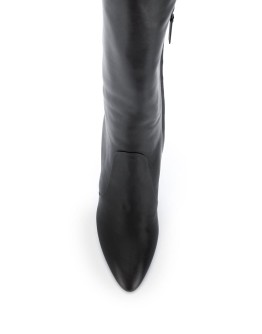 tight-high laced boots