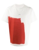 brushed-effect cotton T-shirt