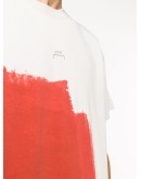 brushed-effect cotton T-shirt