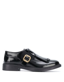 tassel-front buckled shoes
