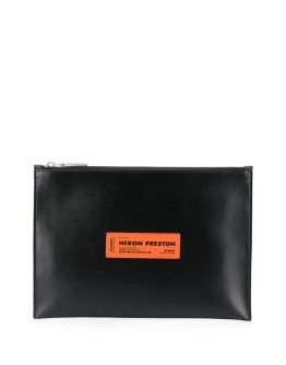 logo-patch pouch