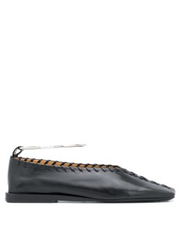 anklet detail ballerina shoes