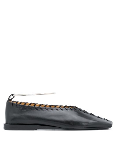 anklet detail ballerina shoes