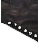 button detail gloves