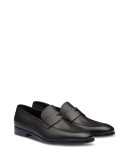saffiano penny loafers
