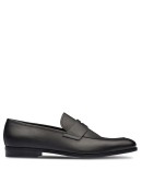 saffiano penny loafers