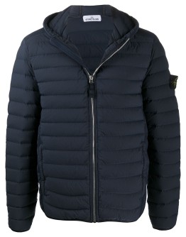 logo patch puffer jacket
