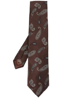 paisley print tie