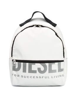 logo print backpack