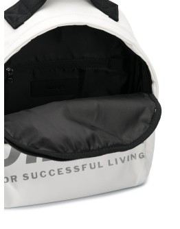 logo print backpack