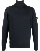 roll-neck wool jumper