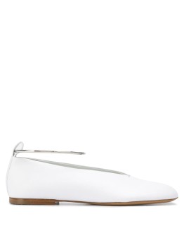 ankle-bracelet ballerina shoes