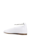 ankle-bracelet ballerina shoes