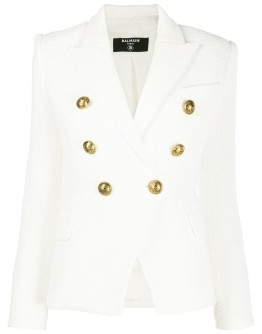double breasted cropped jacket