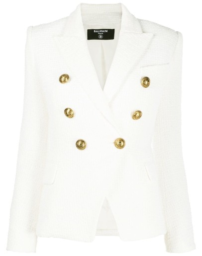 double breasted cropped jacket