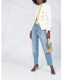 double breasted cropped jacket