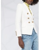 double breasted cropped jacket