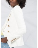 double breasted cropped jacket
