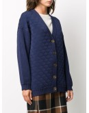 quilted cardigan