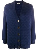 quilted cardigan
