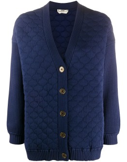 quilted cardigan