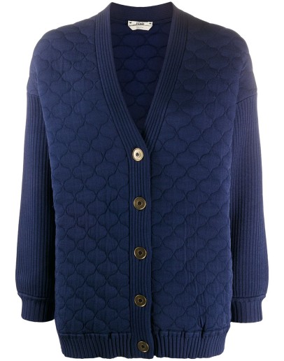 quilted cardigan