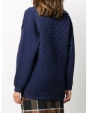 quilted cardigan