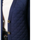 quilted cardigan