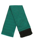 fringed silk scarf
