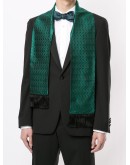 fringed silk scarf
