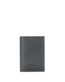 leather foldover cardholder