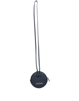 logo-lettering circular shoulder bag
