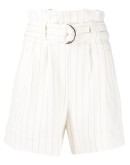 pinstripe paperbag shorts