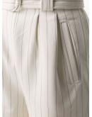pinstripe paperbag shorts
