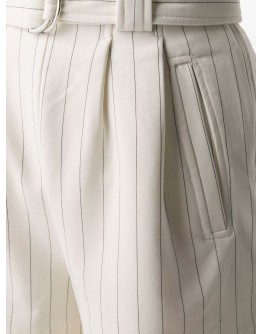 pinstripe paperbag shorts