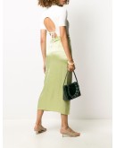 Polo open back knitted top