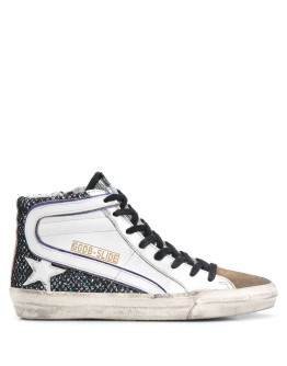 Slide high-top sneakers