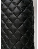 feather-down quilted pencil skirt